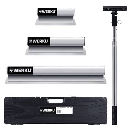 Werku Jogo de Espatulas com cabo telescópico WK602540