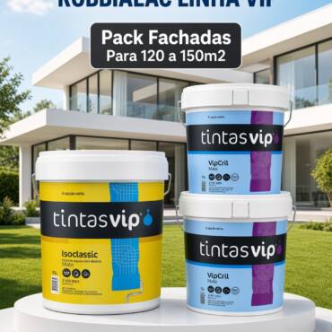 Robbialac 2026 Pack Fachadas Linha VIP para 120 a 150m2